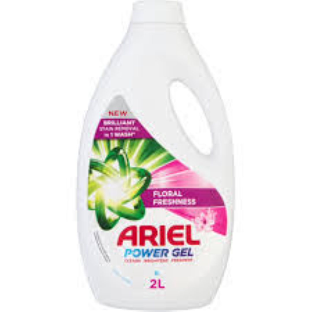 ARIEL POWER GEL FLORAL AUTO WASH 2LT